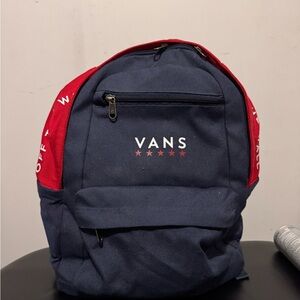 Vans Blue and Red Men's Backpack